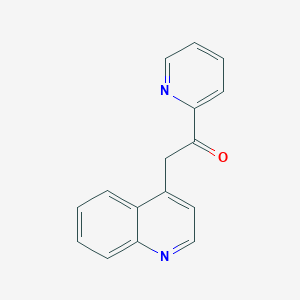 1-Pyridin-2-yl-2-quinolin-4-yl-ethanone