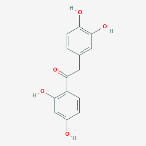 molecular formula C14H12O5 B016406 1-(2,4-Dihydroxyphenyl)-2-(3,4-dihydroxyphenyl)ethanone CAS No. 887354-66-7