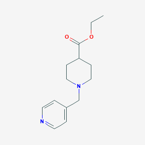 molecular formula C14H20N2O2 B164061 1-Pyridin-4-ylmethylpiperidine-4-carboxylic acid ethyl ester CAS No. 138030-54-3