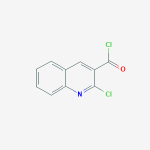 molecular formula C10H5Cl2NO B164066 2-Chloroquinoline-3-carbonyl chloride CAS No. 136812-19-6