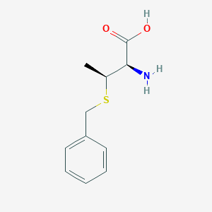 molecular formula C11H15NO2S B164070 (2R,3S)-2-Amino-3-(benzylthio)butanoic acid CAS No. 131235-01-3