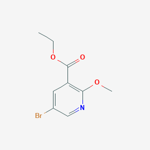 molecular formula C9H10BrNO3 B1640736 Ethyl 5-bromo-2-methoxynicotinate 