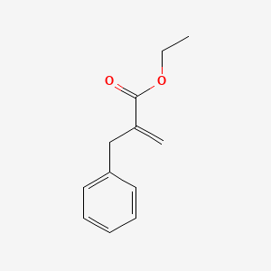 molecular formula C12H14O2 B1640793 Ethyl 2-benzylacrylate 