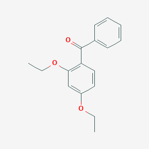 molecular formula C17H18O3 B164080 2,4-Diethoxybenzophenone CAS No. 135330-07-3