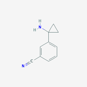 3-(1-Aminocyclopropyl)benzonitrile