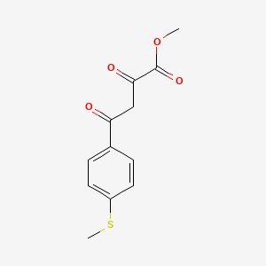 Methyl 4-(4-(methylthio)phenyl)-2,4-dioxobutanoate