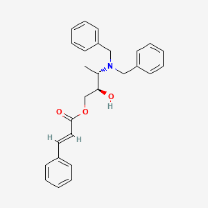 3-Phenylacrylic acid (2R,3S)-3-dibenzylamino-2-hydroxybutyl ester