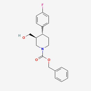 (3S,4R)-(-)-N-benzyloxycarbonyl-4-(4-fluorophenyl)-3-hydroxymethylpiperidine
