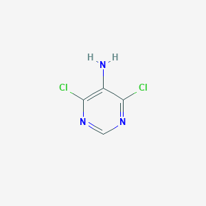 molecular formula C4H3Cl2N3 B016409 4,6-Dichloropyrimidin-5-amine CAS No. 5413-85-4