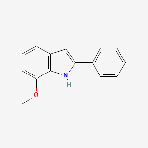 molecular formula C15H13NO B1640934 7-methoxy-2-phenyl-1H-indole CAS No. 66354-88-9