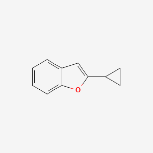 molecular formula C11H10O B1640948 2-Cyclopropylbenzofuran 