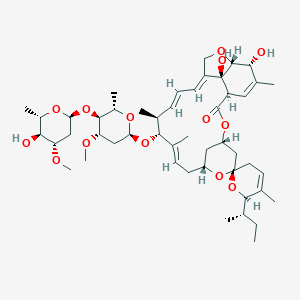 molecular formula C48H72O14 B164116 (13R)-5-O-Demethylavermectin A(sub 1a) hydrate CAS No. 135681-09-3