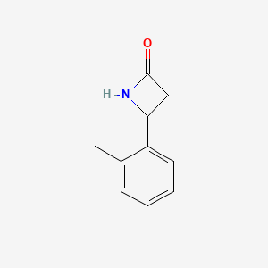 molecular formula C10H11NO B1641163 4-(2-Methylphenyl)-2-azetidinone 