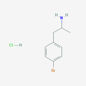 molecular formula C9H13BrClN B164123 1-(4-Bromophenyl)propan-2-amine hydrochloride CAS No. 58400-88-7