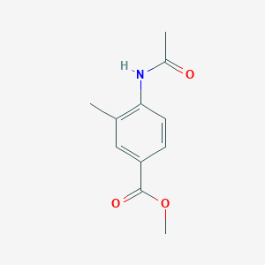 molecular formula C11H13NO3 B1641251 Methyl 4-acetamido-3-methylbenzoate CAS No. 239075-25-3