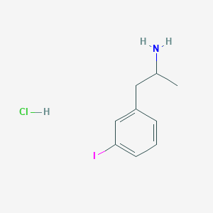 molecular formula C9H13ClIN B164130 1-(m-Iodophenyl)-2-propylamine hydrochloride CAS No. 20110-56-9