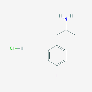 molecular formula C9H13ClIN B164132 1-(p-Iodophenyl)-2-propylamine hydrochloride CAS No. 21894-58-6