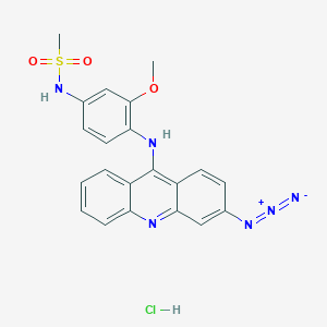 molecular formula C21H19ClN6O3S B164133 3-Azido-amsa CAS No. 125783-39-3