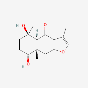 molecular formula C15H20O4 B1641401 Zedoarofuran 