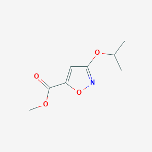 molecular formula C8H11NO4 B1641427 Methyl 3-isopropoxyisoxazole-5-carboxylate 