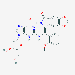 molecular formula C27H22N6O8 B164143 dG-Aai CAS No. 127191-85-9