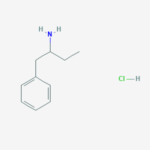molecular formula C10H16ClN B164144 1-Phenyl-2-butanamine hydrochloride CAS No. 20735-15-3
