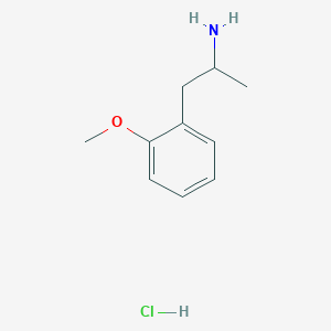 molecular formula C10H16ClNO B164149 o-Methoxy-alpha-methylphenethylamine hydrochloride CAS No. 72739-03-8