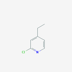 molecular formula C7H8ClN B016415 2-氯-4-乙基吡啶 CAS No. 40325-11-9
