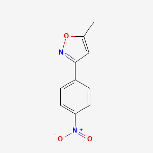 molecular formula C10H8N2O3 B1641534 3-(4-Nitro-phenyl)-5-methyl-isoxazole 