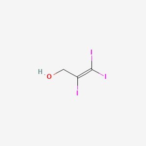 molecular formula C3H3I3O B1641656 2,3,3-Triiodoallyl alcohol 
