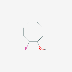 molecular formula C9H17FO B164166 1-Fluoro-2-methoxycyclooctane CAS No. 132803-37-3