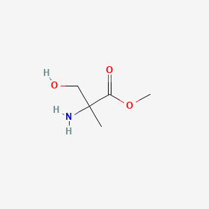 molecular formula C5H11NO3 B1641679 Methyl 2-amino-3-hydroxy-2-methylpropanoate 