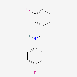 molecular formula C13H11F2N B1641816 4-Fluoro-N-(3-fluorobenzyl)aniline 