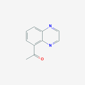 molecular formula C10H8N2O B1641839 1-(Quinoxalin-5-yl)ethanone 