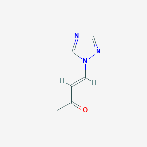 molecular formula C6H7N3O B1641865 (E)-4-(1,2,4-Triazol-1-yl)but-3-en-2-one 
