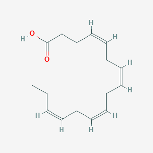 molecular formula C16H24O2 B164189 Hexadeca-4,7,10,13-tetraenoic acid CAS No. 29259-52-7