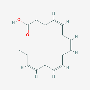 B164189 (4Z,7Z,10Z,13Z)-hexadeca-4,7,10,13-tetraenoic acid CAS No. 29259-52-7