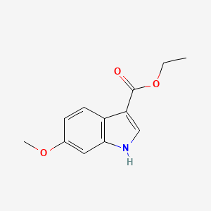 molecular formula C12H13NO3 B1641892 Ethyl 6-methoxy-1H-indole-3-carboxylate 