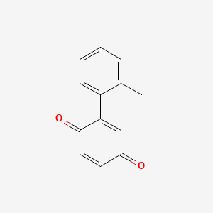 B1641894 2,5-Cyclohexadiene-1,4-dione, 2-(methylphenyl)- CAS No. 102938-81-8