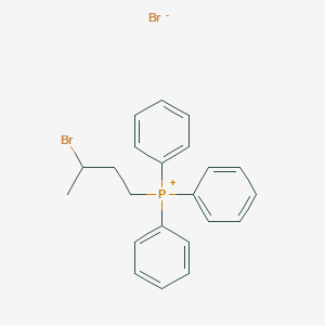molecular formula C22H23Br2P B164190 (3-Bromobutyl)triphenylphosphonium bromide CAS No. 132256-97-4