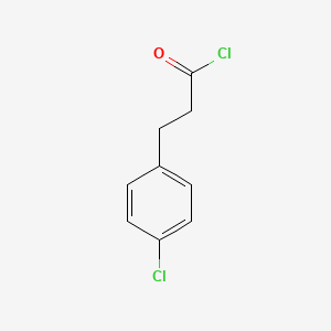 molecular formula C9H8Cl2O B1641932 3-(4-Chlorophenyl)propanoyl chloride CAS No. 52085-96-8