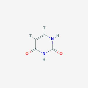 molecular formula C4H4N2O2 B1641934 Uracil,[5,6-3H] 