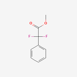 molecular formula C9H8F2O2 B1641984 Methyl 2,2-difluoro-2-phenylacetate CAS No. 56071-96-6