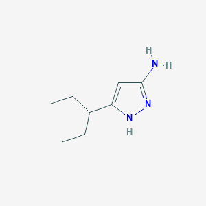 3-(pentan-3-yl)-1H-pyrazol-5-amine