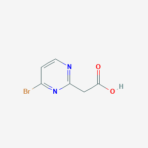 molecular formula C6H5BrN2O2 B1642039 2-(4-Bromopyrimidin-2-YL)acetic acid 