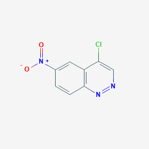 molecular formula C8H4ClN3O2 B1642042 4-Chloro-6-nitrocinnoline 