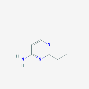 molecular formula C7H11N3 B1642048 2-Ethyl-6-methylpyrimidin-4-amine 