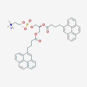 molecular formula C48H48NO8P B164209 [(2R)-2,3-bis(4-pyren-4-ylbutanoyloxy)propyl] 2-(trimethylazaniumyl)ethyl phosphate CAS No. 80115-55-5