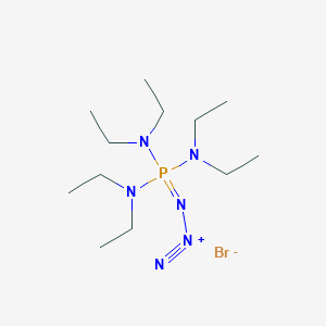 molecular formula C12H30BrN6P B164211 Azidotris(diethylamino)phosphonium bromide CAS No. 130888-29-8
