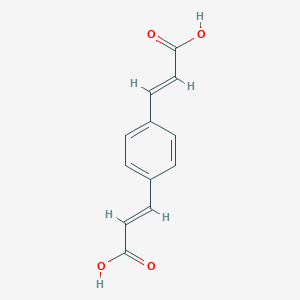 molecular formula C12H10O4 B164215 1,4-苯二丙烯酸 CAS No. 16323-43-6